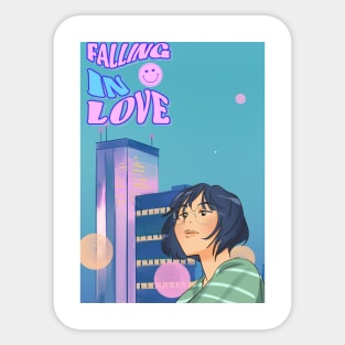 Falling in love Sticker